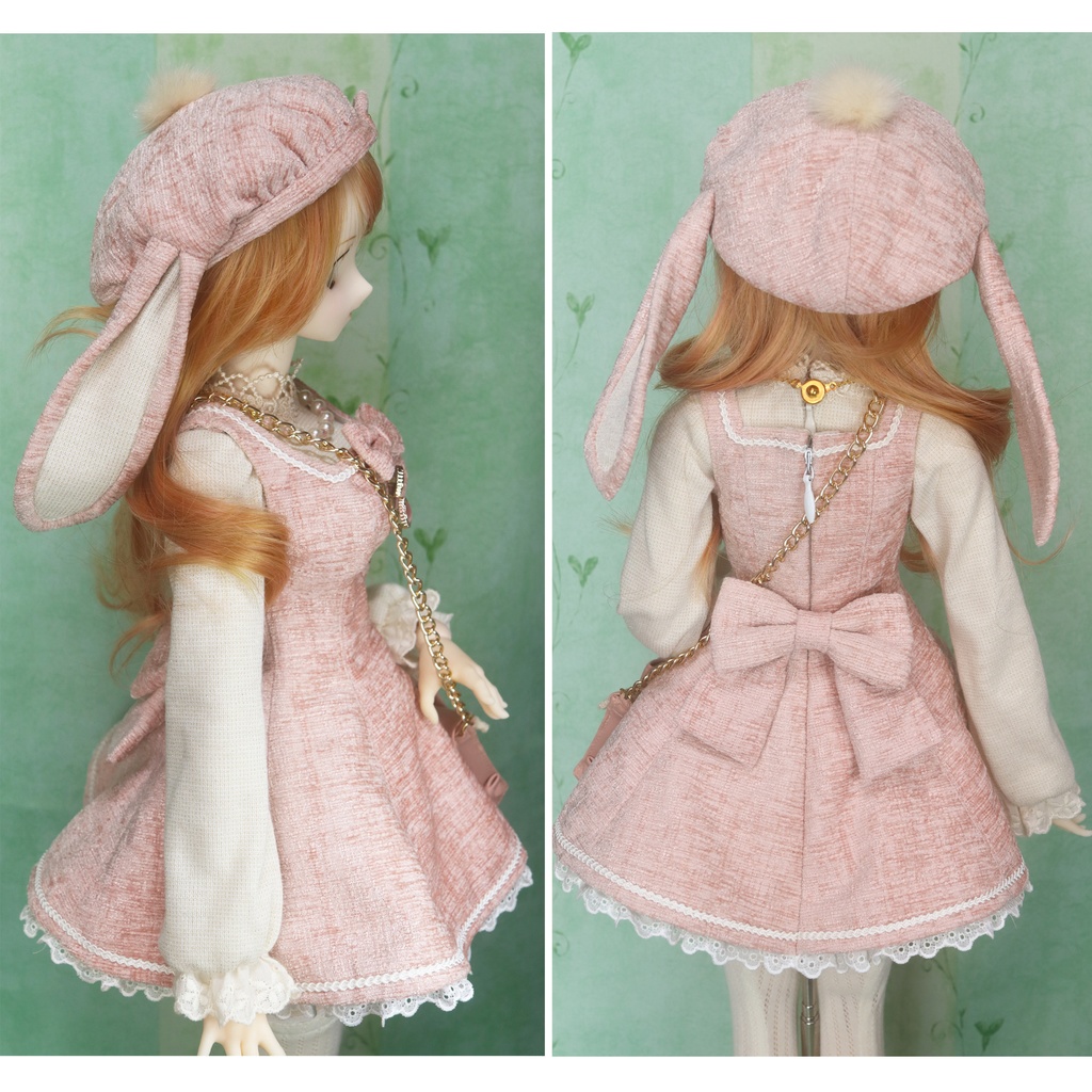 ※展示のみ※(再販不可)【DDdy・DD(L胸)】スイートうさぎさんセット<送料無料>