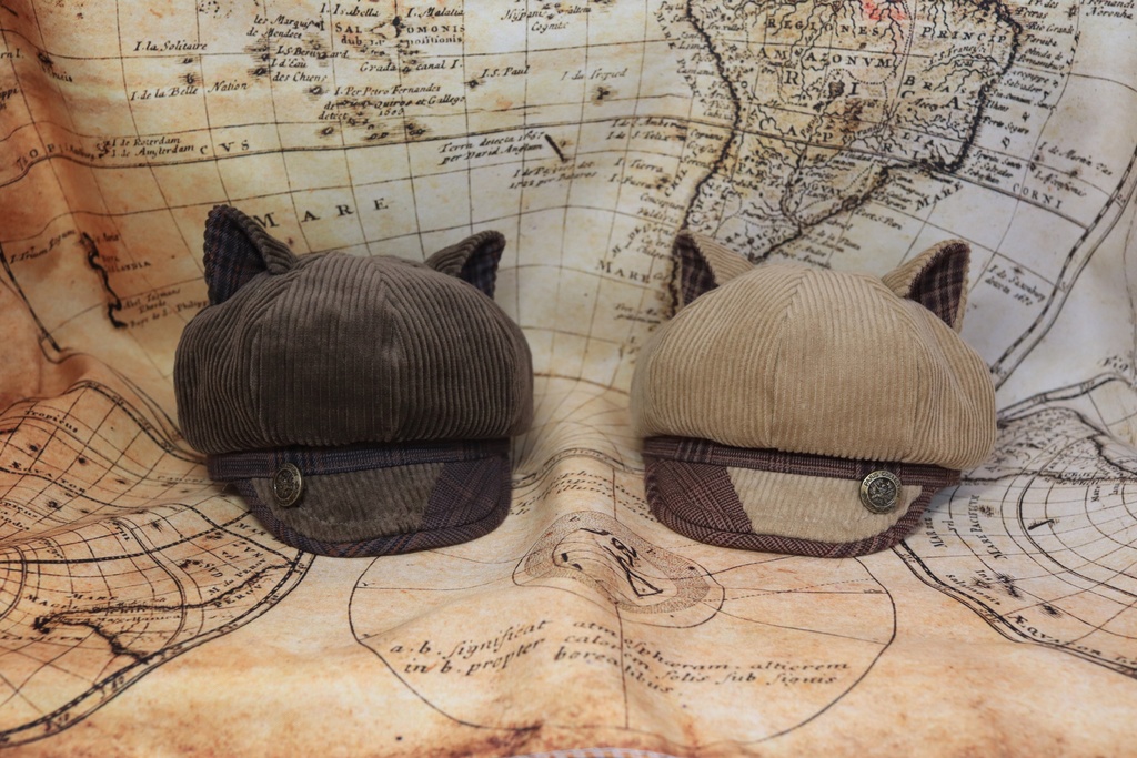 ※販売終了※(個別受注のみ可※注記あり)【DD·SD】2023AWねこみみキャスケット〈送料無料〉