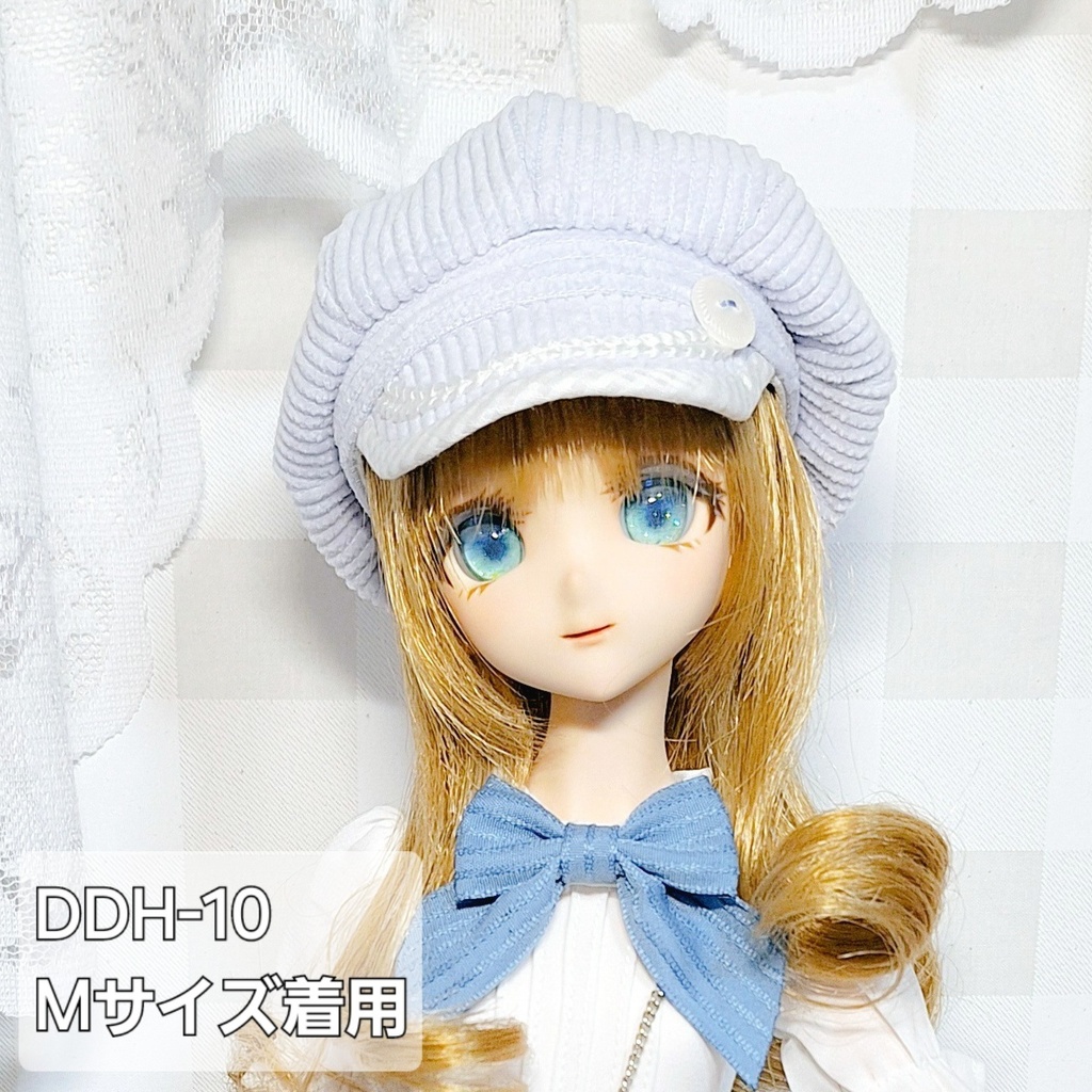 ※販売時期未定【DD,SD他】淡藤色のねこみみキャスケット〈送料無料〉