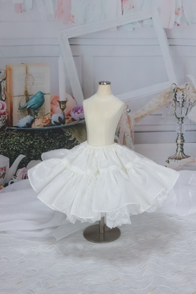 【1/4~1/3ドール用】ボリューム満点!リバーシブルパニエ<送料無料>