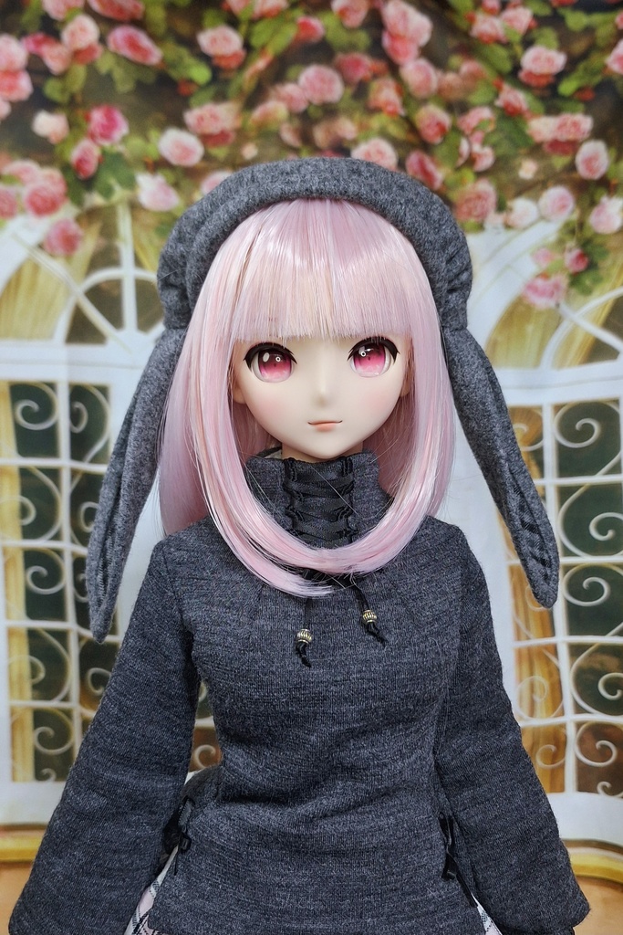 【DD,SD向け】うさみみベレー帽☆通販限定おまけつき☆<送料無料>