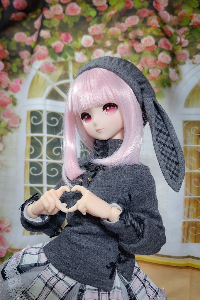 【DD,SD向け】うさみみベレー帽☆通販限定おまけつき☆＜送料無料＞