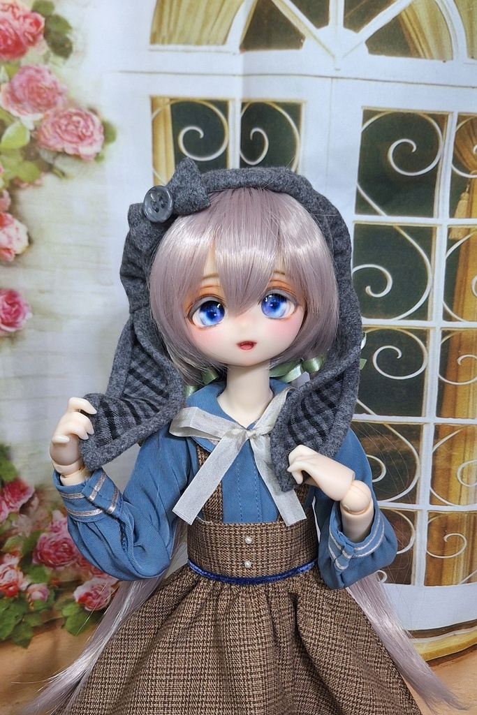 【DD,SD向け】うさみみベレー帽☆通販限定おまけつき☆<送料無料>