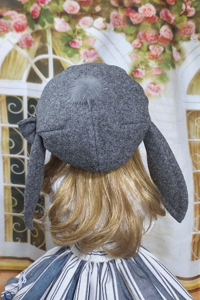 【DD,SD向け】うさみみベレー帽☆通販限定おまけつき☆<送料無料>