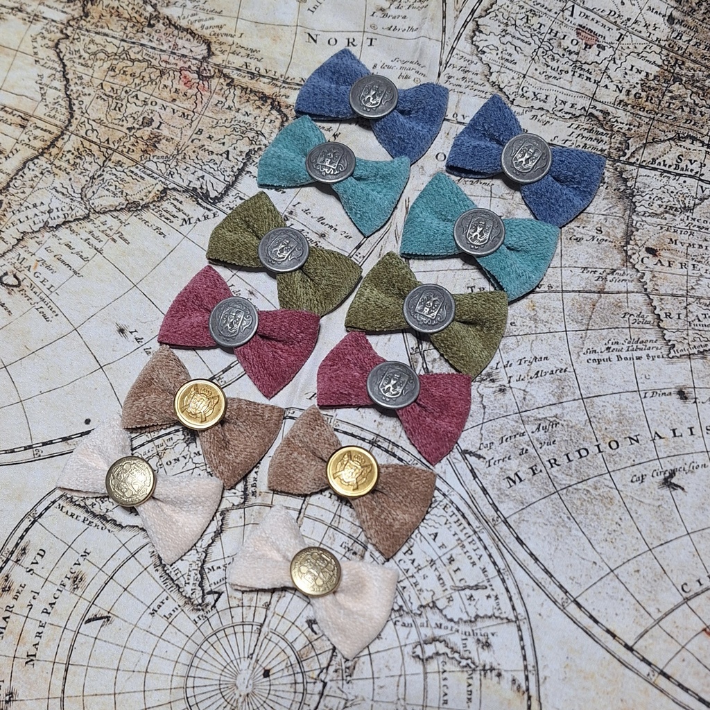 【1/4〜1/3ドールやご自身用に】エンブレムリボン※送料別