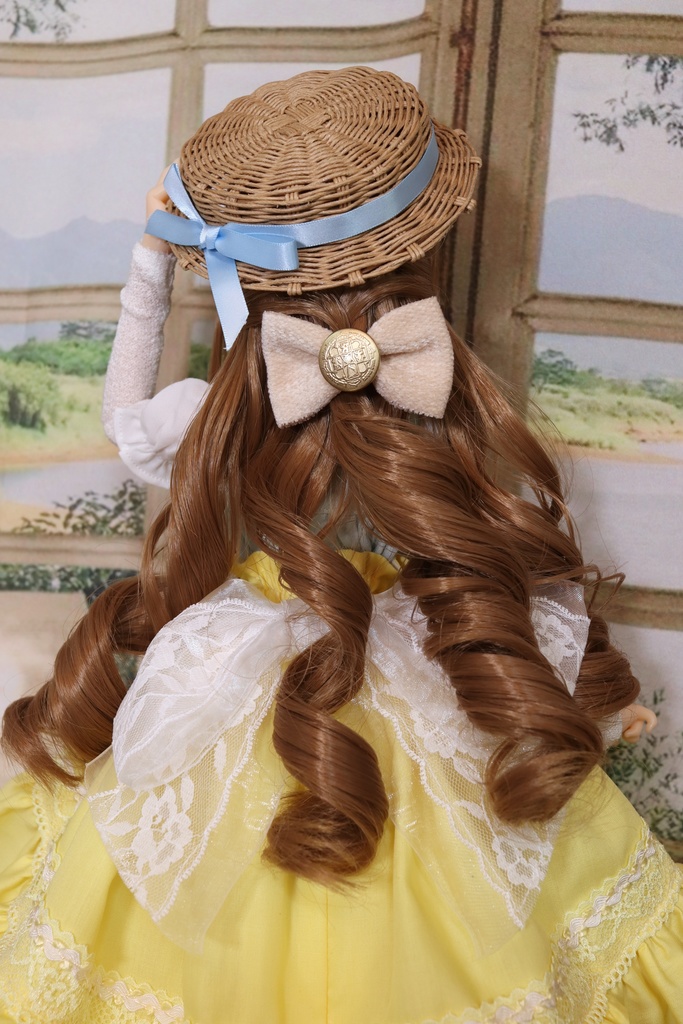 【1/4〜1/3ドールやご自身用に】エンブレムリボン※送料別