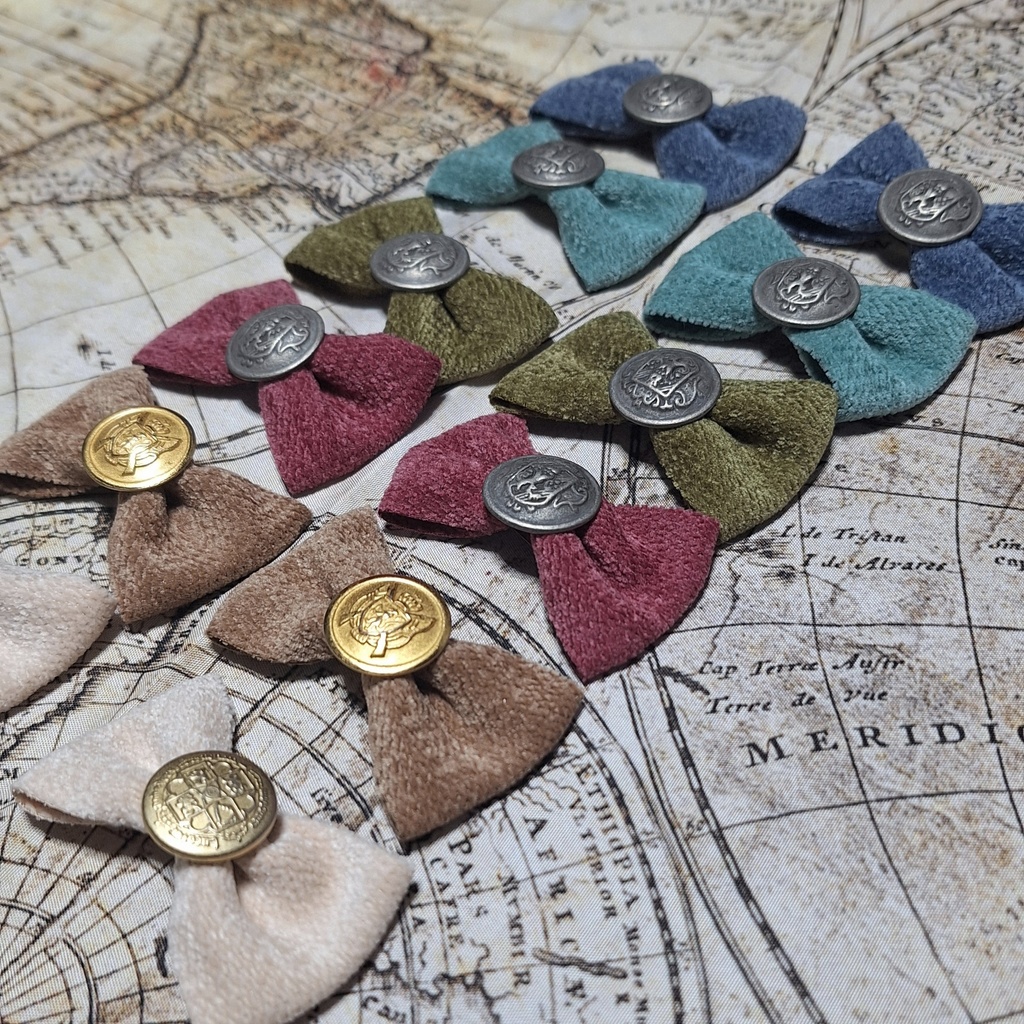 【1/4〜1/3ドールやご自身用に】エンブレムリボン※送料別