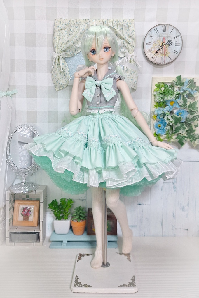 【DD,DDdy】ショートセーラーノースリーブ【トップス単品】