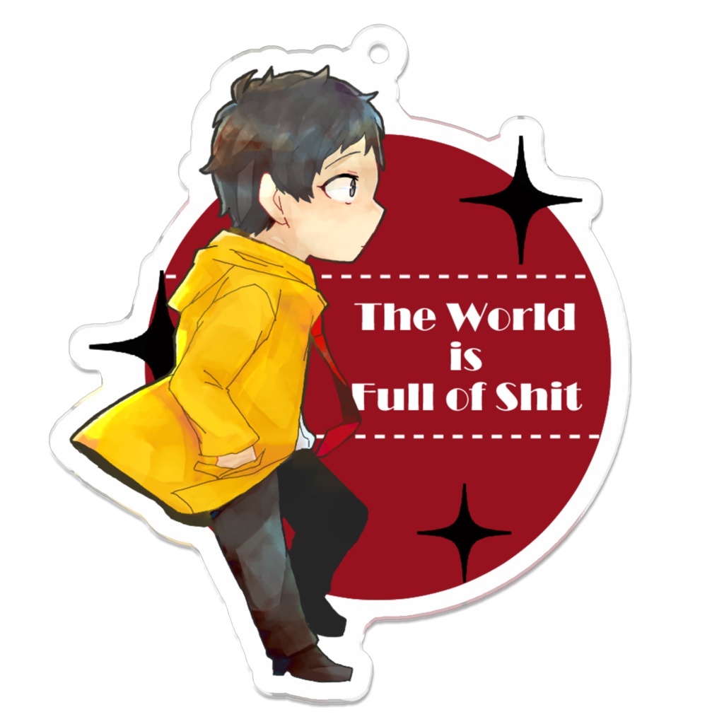 足立透アクリルキーホルダー