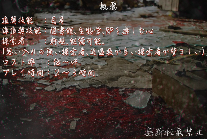 CoCシナリオ「奇跡の在り方」