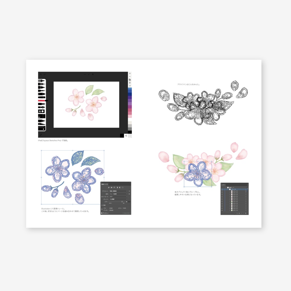 SALE!!【PDF】ストックイラスト大解剖 ¥1,000→¥800