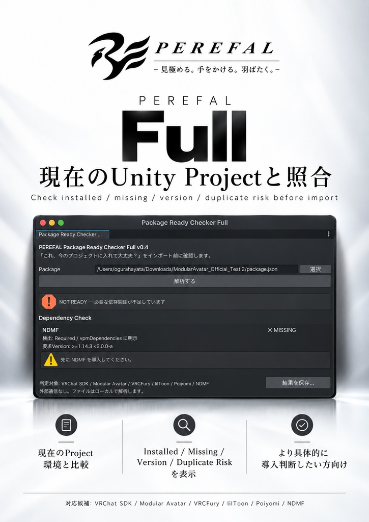 PEREFAL Package Ready Checker Full