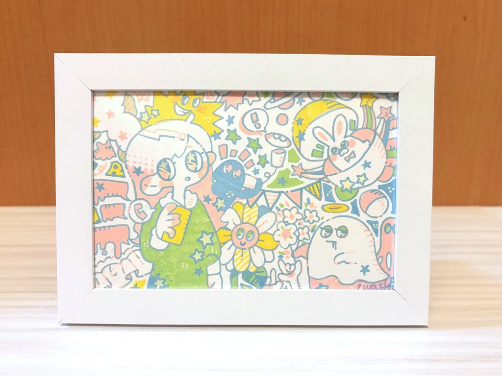 原画 パステルカラー