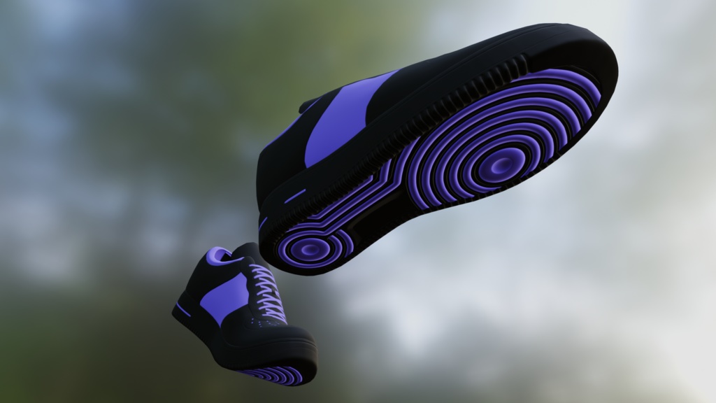 Shoes _ スニーカー(Lowpoly)