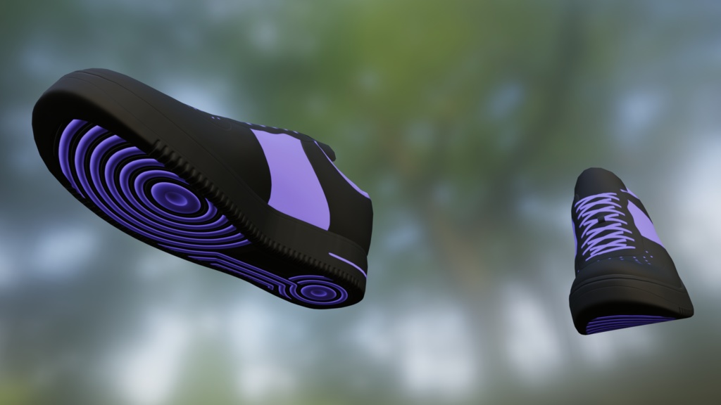 Shoes _ スニーカー(Lowpoly)