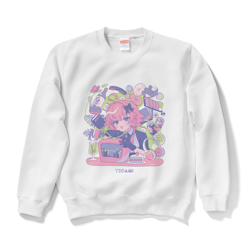 てがみ オリジナルスウェット white