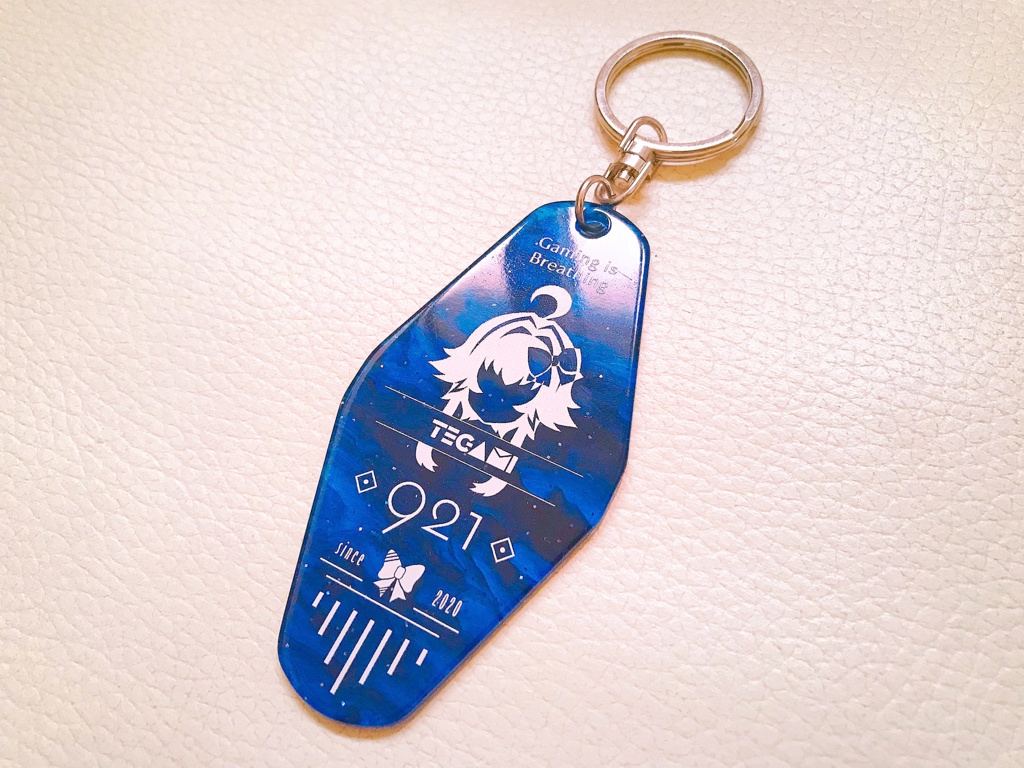 てがみ モーテルキーホルダー