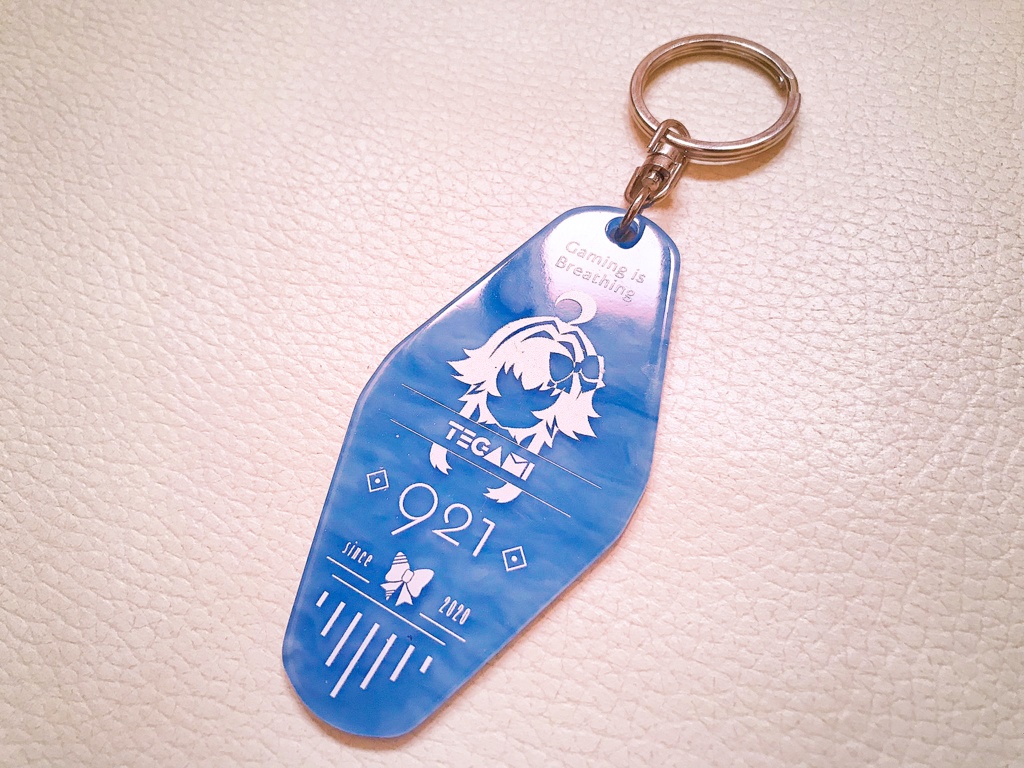 てがみ モーテルキーホルダー