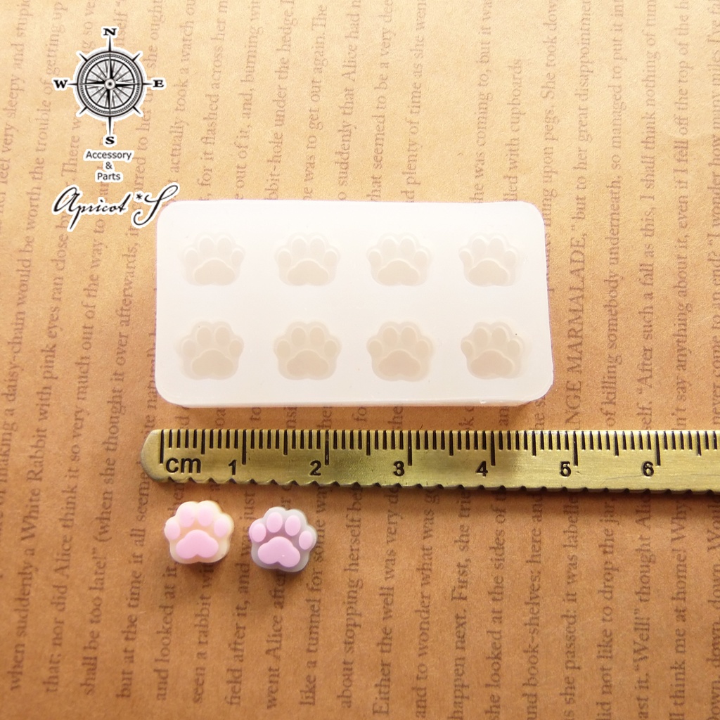 ●vol.1/ 肉球 猫 ミニ シリコンモールド 型 (1個)