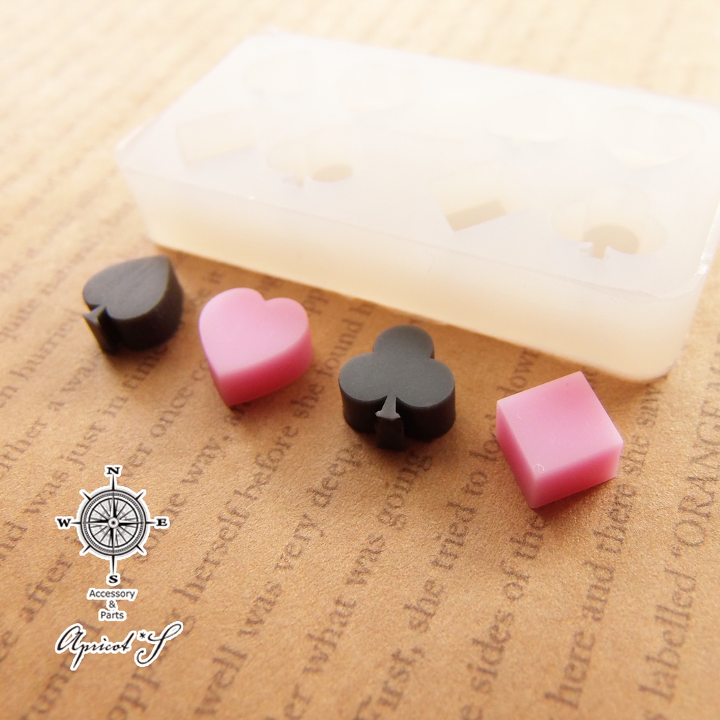 ●vol.2/ トランプ マーク ミニ シリコンモールド 型 (1個)