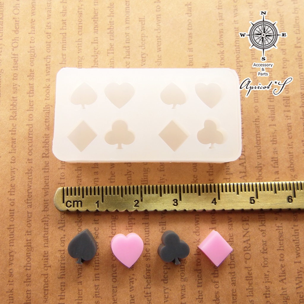 ●vol.2/ トランプ マーク ミニ シリコンモールド 型 (1個)