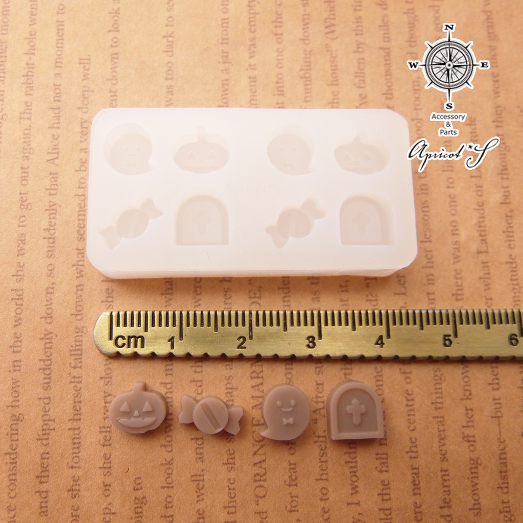 ●vol.3/ 季節 ハロウィン ミニ シリコンモールド 型 (1個)