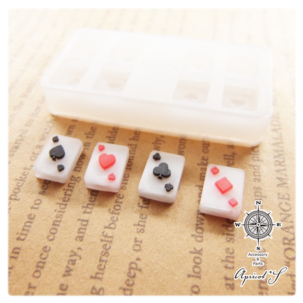 vol.10/ トランプ ミニ シリコンモールド 型 (1個)