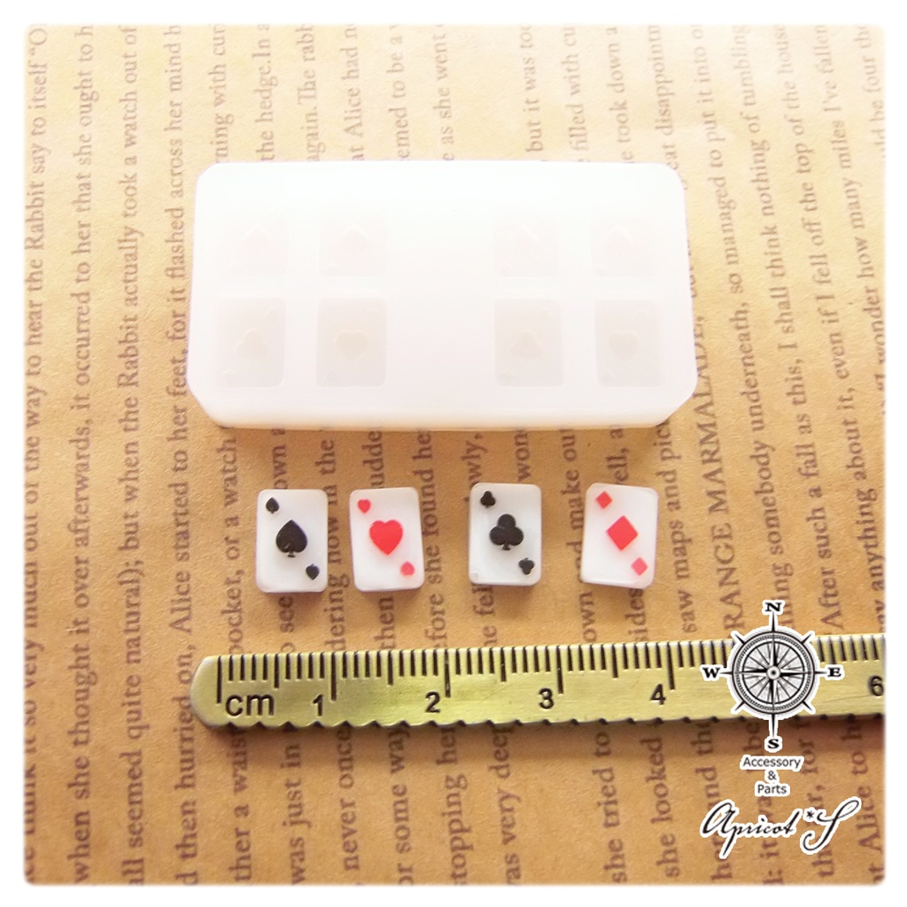 vol.10/ トランプ ミニ シリコンモールド 型 (1個)