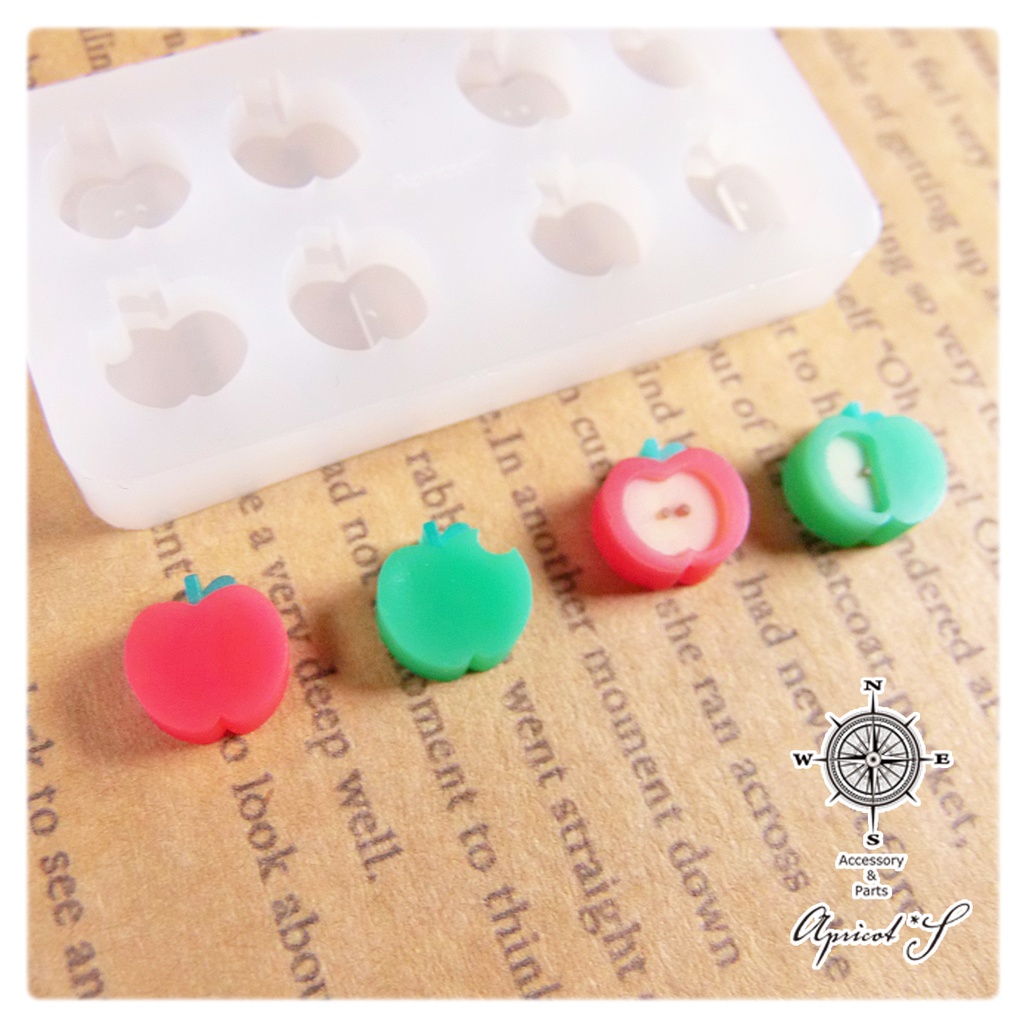vol.13/ リンゴ ミニ シリコンモールド 型 (1個)