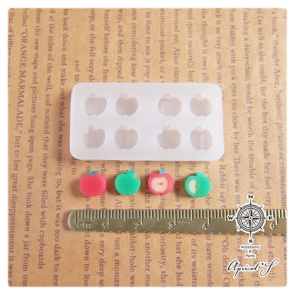 vol.13/ リンゴ ミニ シリコンモールド 型 (1個)