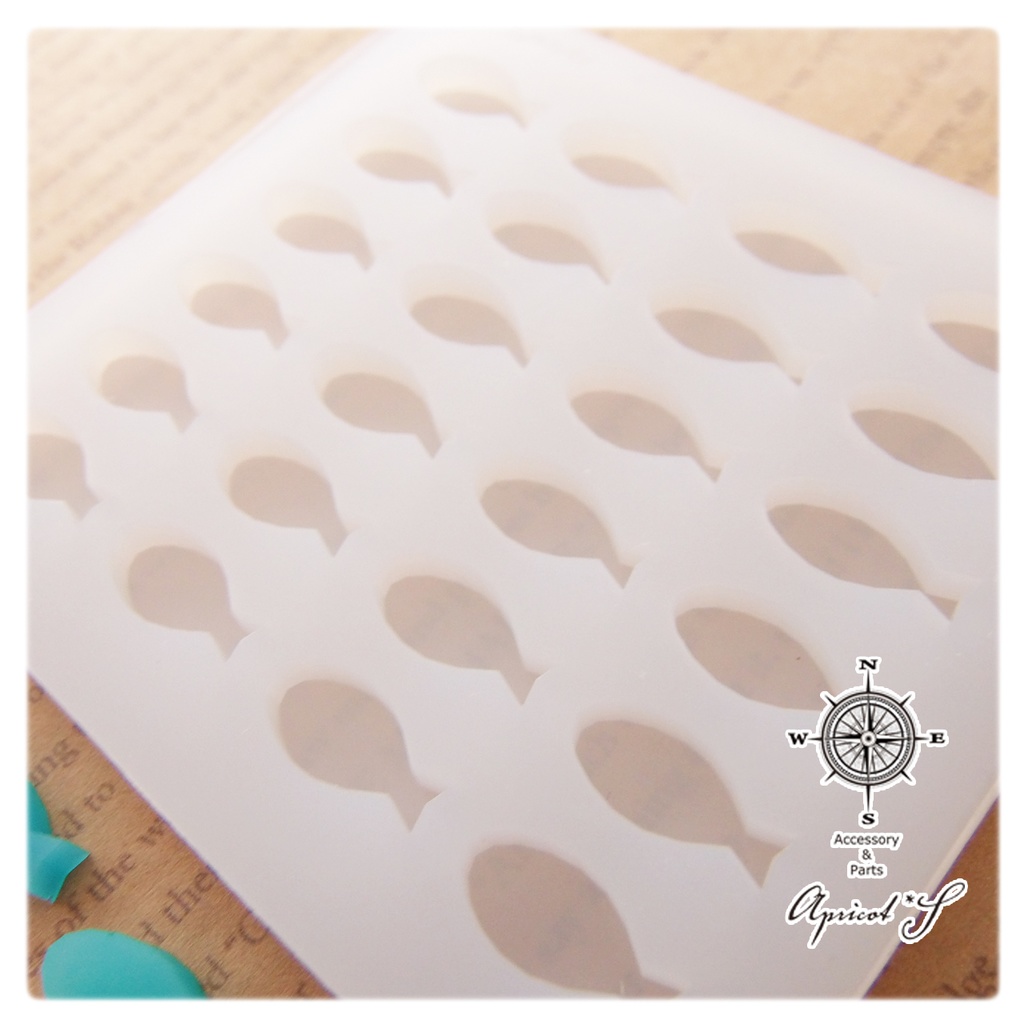 魚 沢山作れる シリコンモールド 型 (1個)