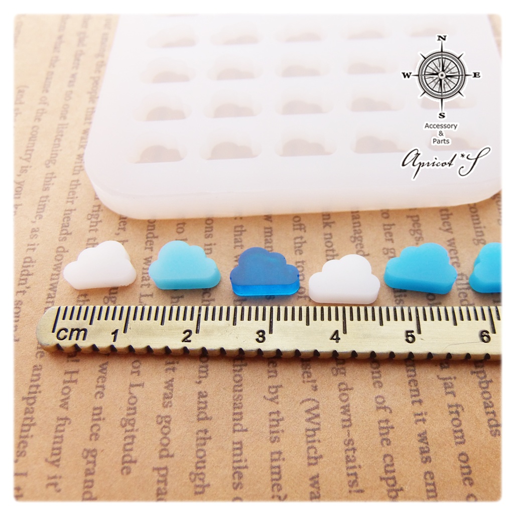 雲 沢山作れる シリコンモールド 型 (1個)