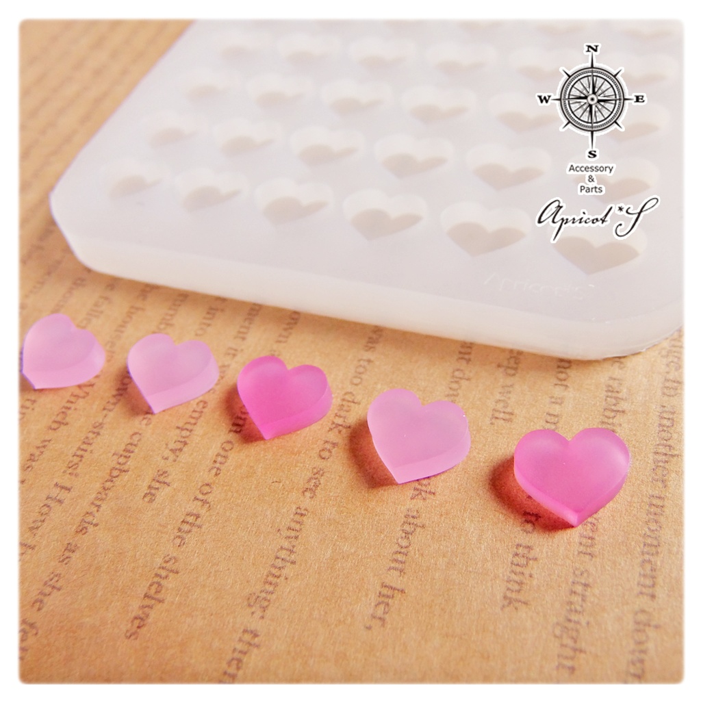 ハート 沢山作れる シリコンモールド 型 (1個)