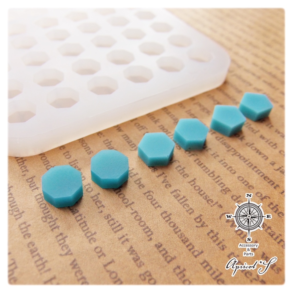 五角形 六角形 八角形 沢山作れる シリコンモールド 型 (1個)