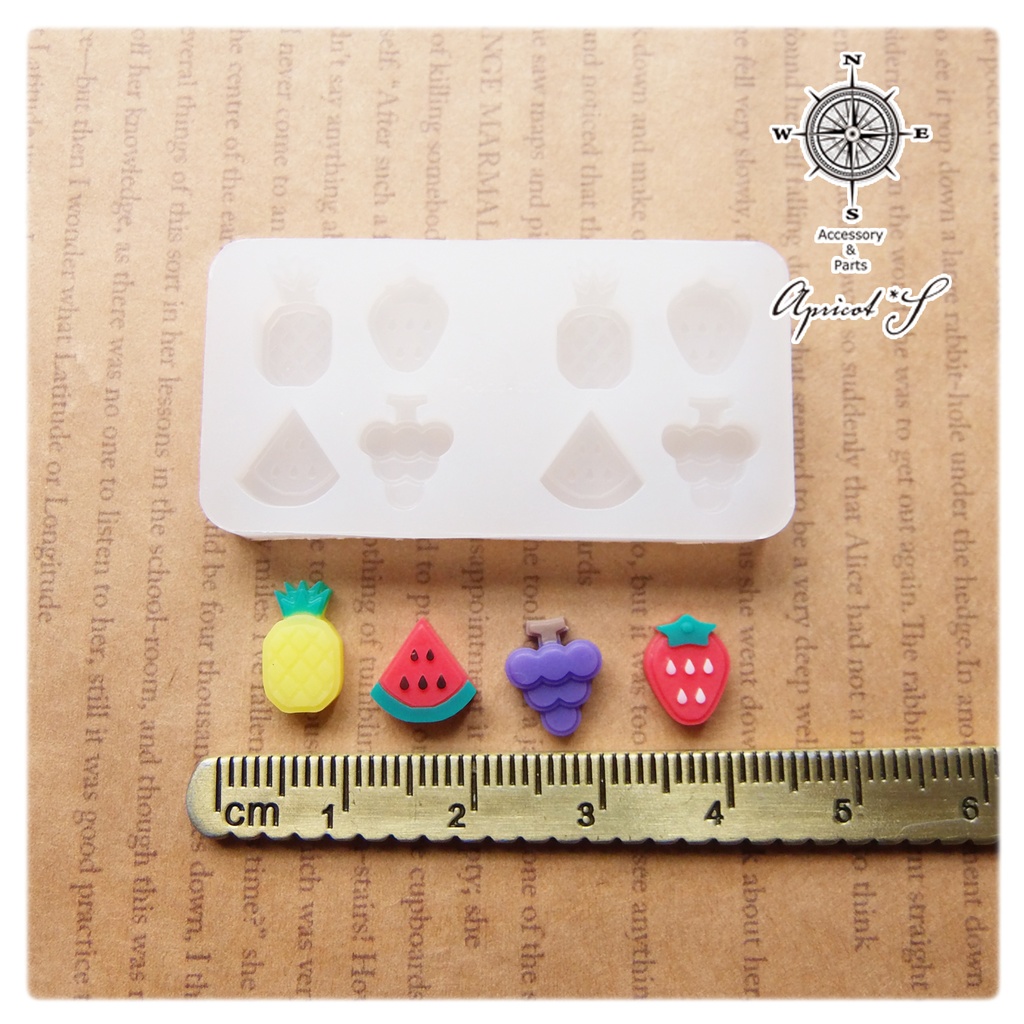 vol.15/ 果物 フルーツ ミニ シリコンモールド 型 (1個)