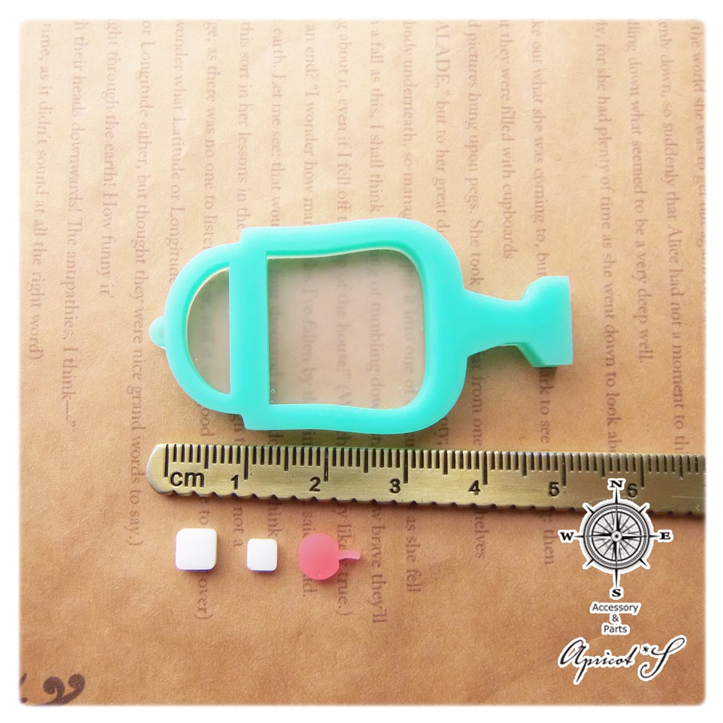 メロンソーダ グラス シリコンモールド 型 (1個)