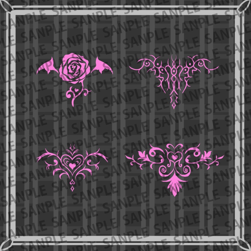 【VRC想定】当たり障りのない淫紋8種セット