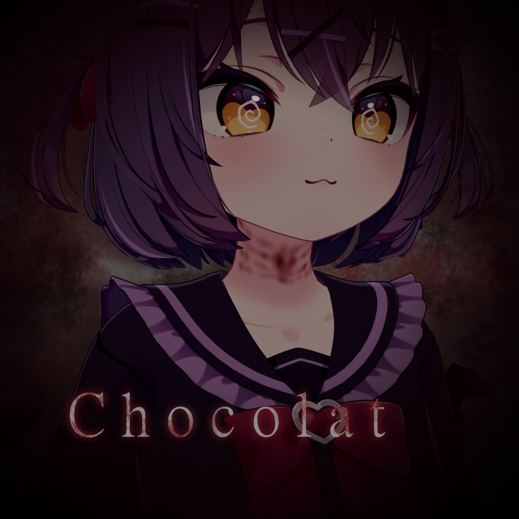 【VRC想定】 Strangulation Texture (首絞め痣テクスチャ)