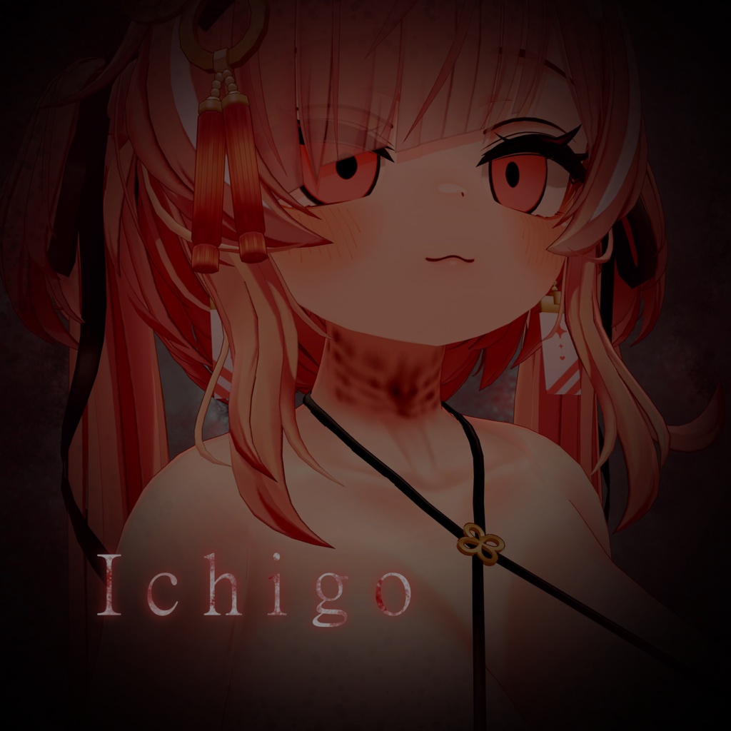 【VRC想定】 Strangulation Texture (首絞め痣テクスチャ)