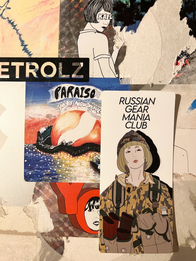 Rusian gear mania club 「oreh girl」+ omake sticker