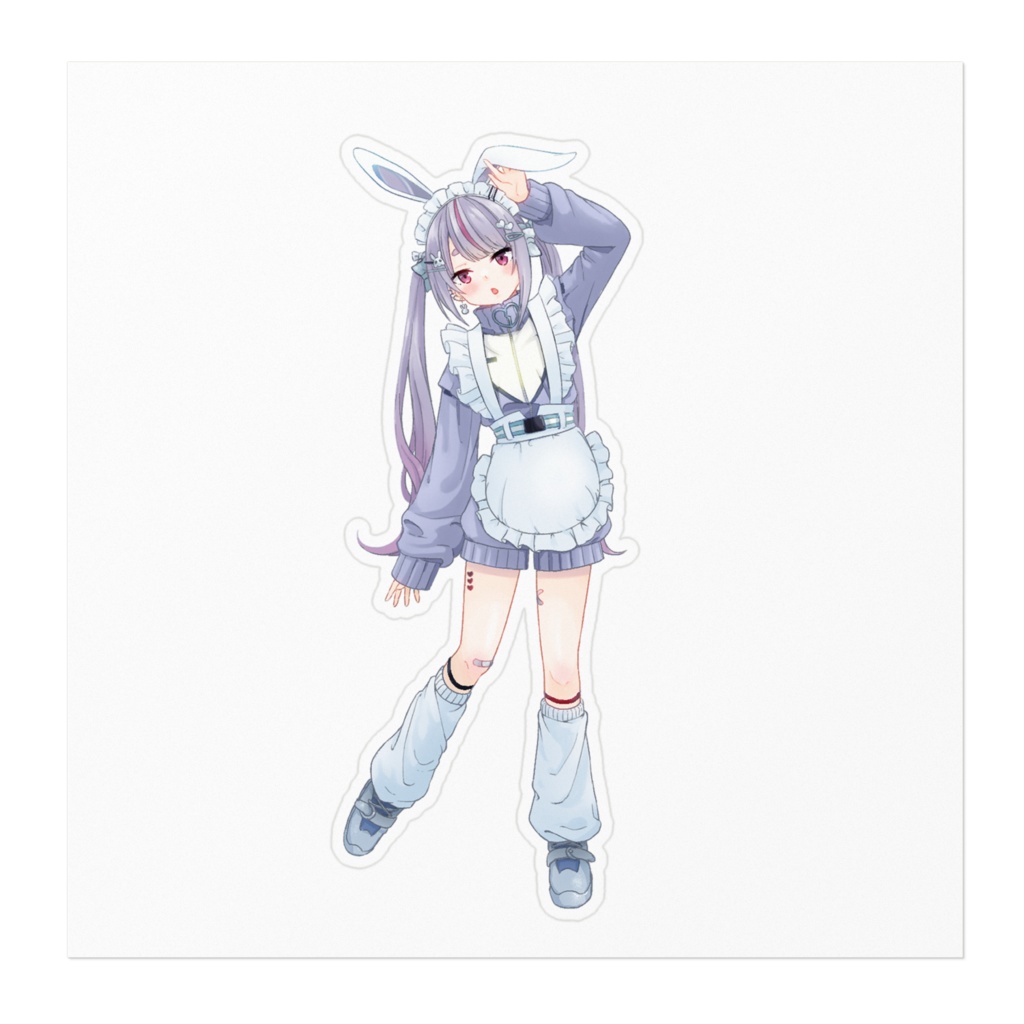 【非公式】ぶいすぽっ!兎咲ミミジャージメイドステッカー