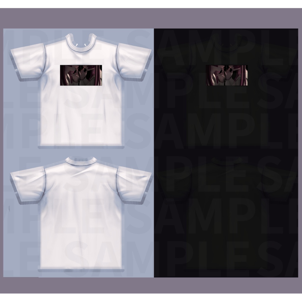 《VRoid》シガーキスグラフィックTシャツ