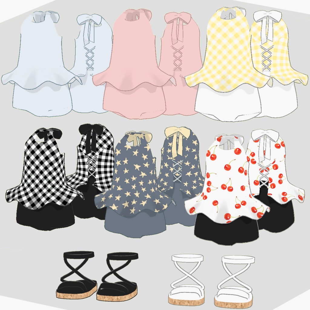 【まめふれんず対応】ふわふわすうぃむ【水着】