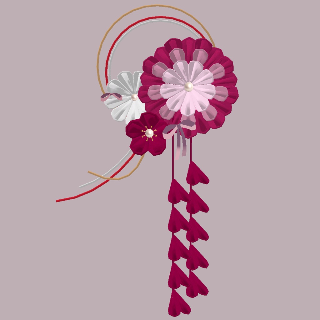 【MA対応】水引つまみアクセ