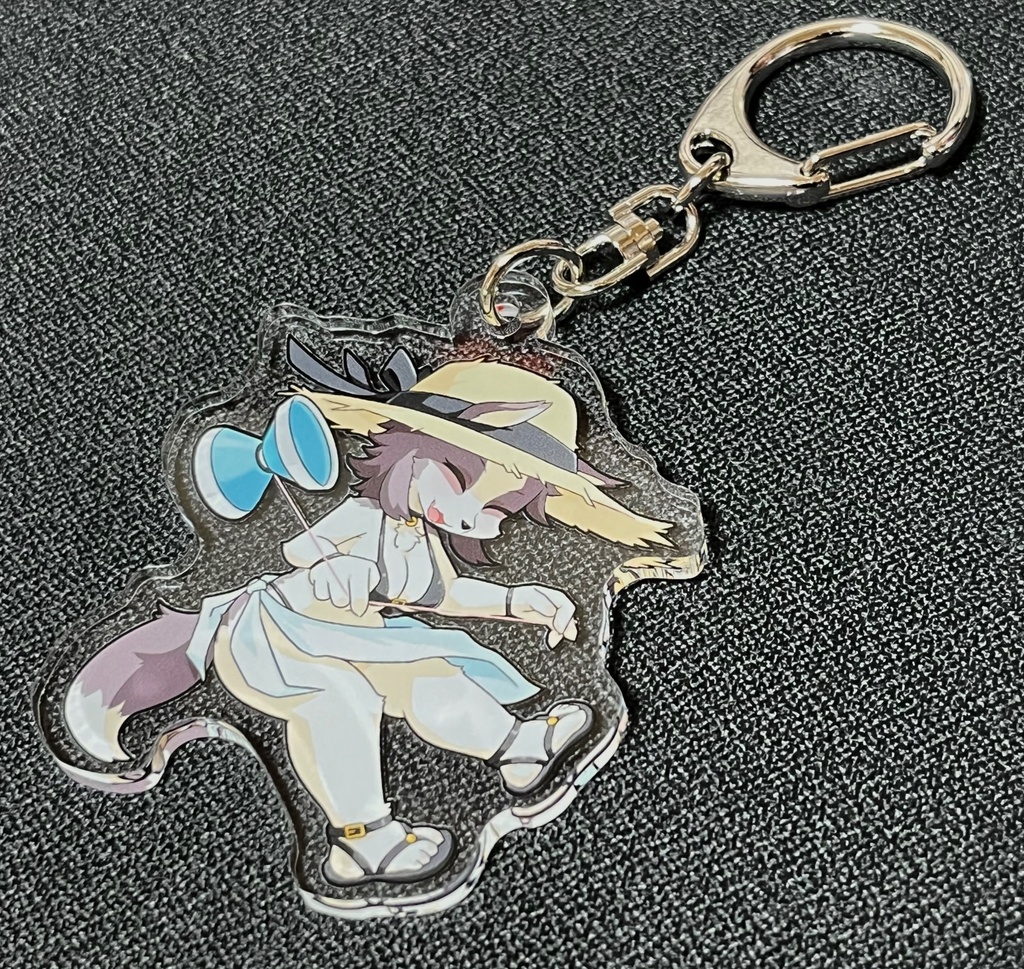 ぼだこさん アクリルキーホルダー (水着xヨーヨー)