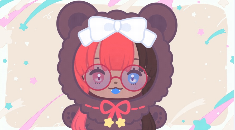 【Live2D】Fluffy Plush Customizable Vtuber Model 🧸カスタマイズ汎用モデル