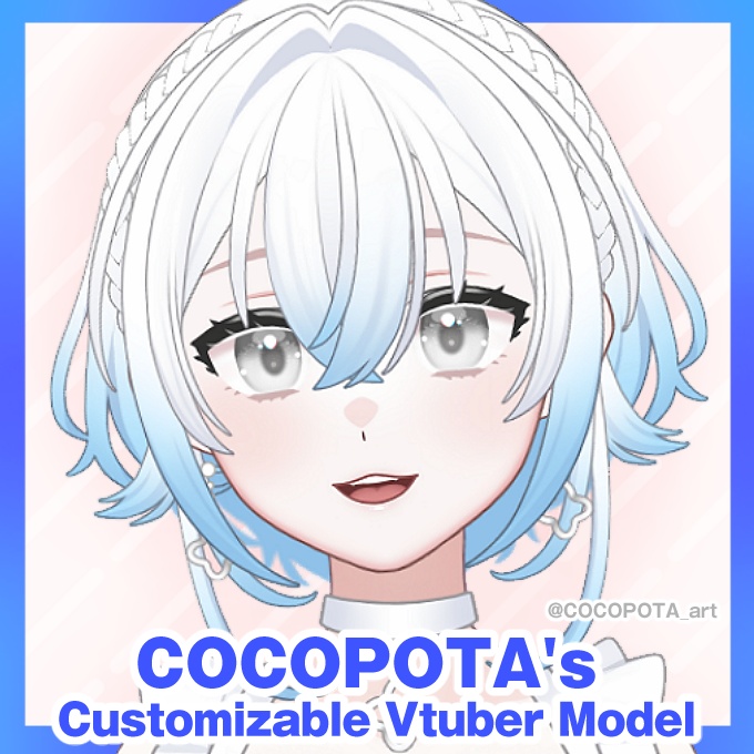【Live2D】Fluffy Plush Customizable Vtuber Model 🧸カスタマイズ汎用モデル