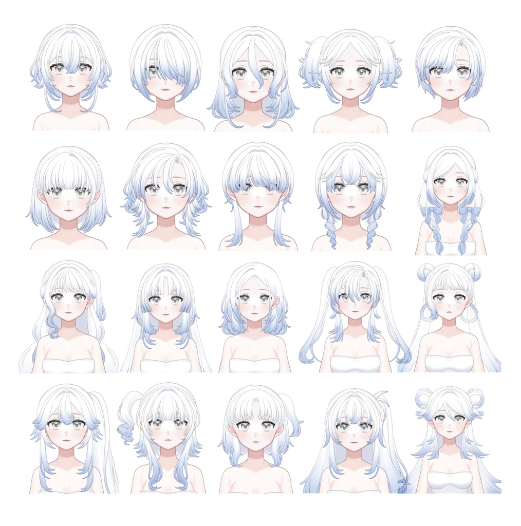 【Live2D】Fluffy Plush Customizable Vtuber Model 🧸カスタマイズ汎用モデル