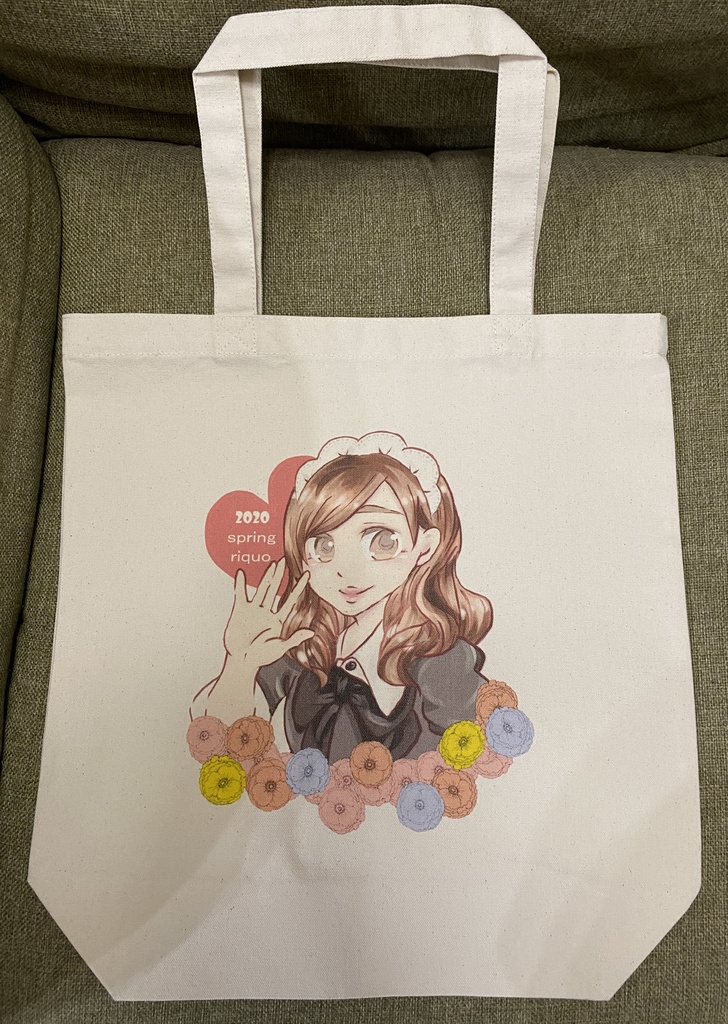 【トートバッグ2種セット】モチーフトート&自画像イラストトート