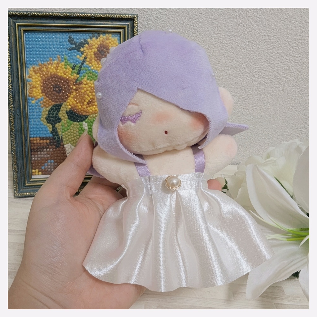 【1体限定】パールビーズの子:Lumi(13cmぬい)